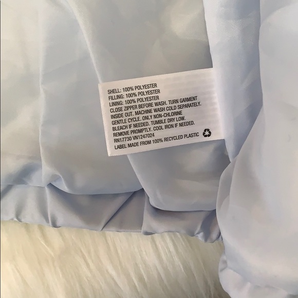 NEW! Light Blue Puffer Coat - Picture 5 of 5